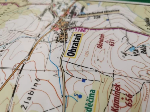 turistická mapa města Chýnov