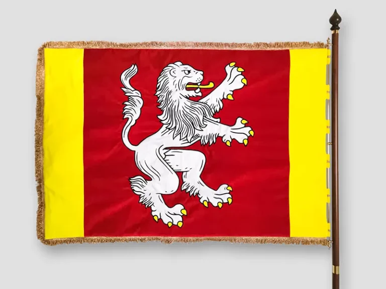 vyšívaná vlajka Benešov nad Černou